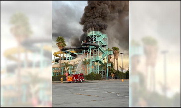 Fire at CA Splash Kingdom Waterpark Fire at CA Splash Kingdom Waterpark