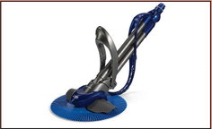 Suction side cleaners are the ….