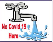 Covid 19 virus not in water supply