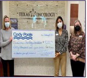 Cody Pools donates $40K to Texas Oncology