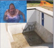 White knight completes pool for disabled teacher